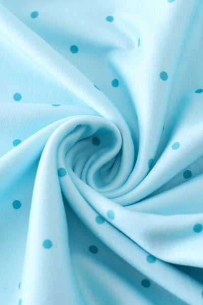 Blue Floral Ruffle Minky Blanket