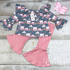 Owl Always Love You Pant Set