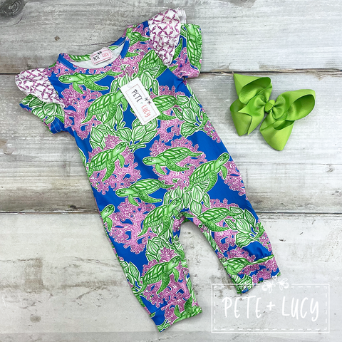 Save The Turtles Romper